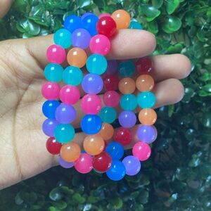 fruity pebbles handmade bracelet unisex